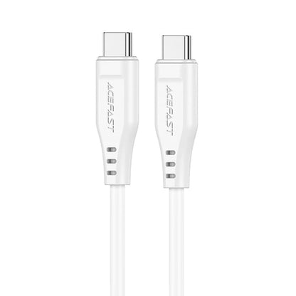 Cablu Date si Incarcare USB-C - USB-C Acefast C3-03, 60W, 1.2m, Alb