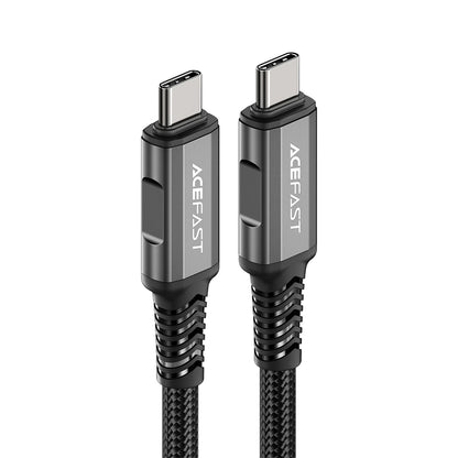 Cablu Date si Incarcare USB-C - USB-C Acefast C1-09, 240W, 1m, Gri