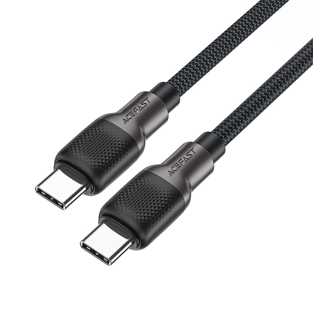 Cablu Date si Incarcare USB-C - USB-C Acefast C10-03, 60W, 1.2m, Negru