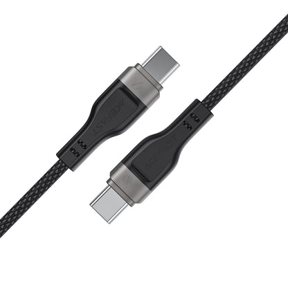 Cablu Date si Incarcare USB-C - USB-C Acefast C11-03, 60W, 1.2m, Negru