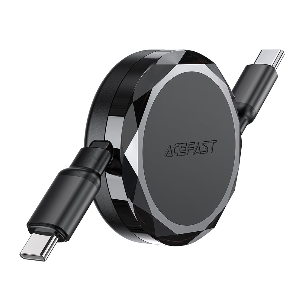 Cablu Date si Incarcare USB-C - USB-C Acefast C13-03, 60W, 0.8m, Negru