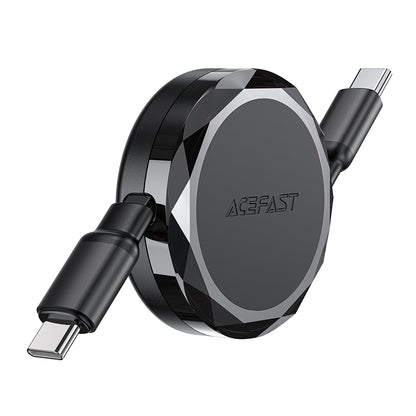 Cablu Date si Incarcare USB-C - USB-C Acefast C13-03, 60W, 0.8m, Negru