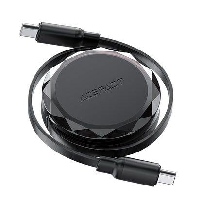 Cablu Date si Incarcare USB-C - USB-C Acefast C13-03, 60W, 0.8m, Negru