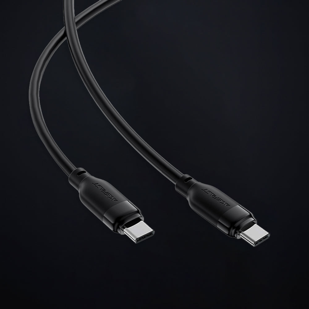 Cablu Date si Incarcare USB-C - USB-C Acefast C16-03, 60W, 1.2m, Negru