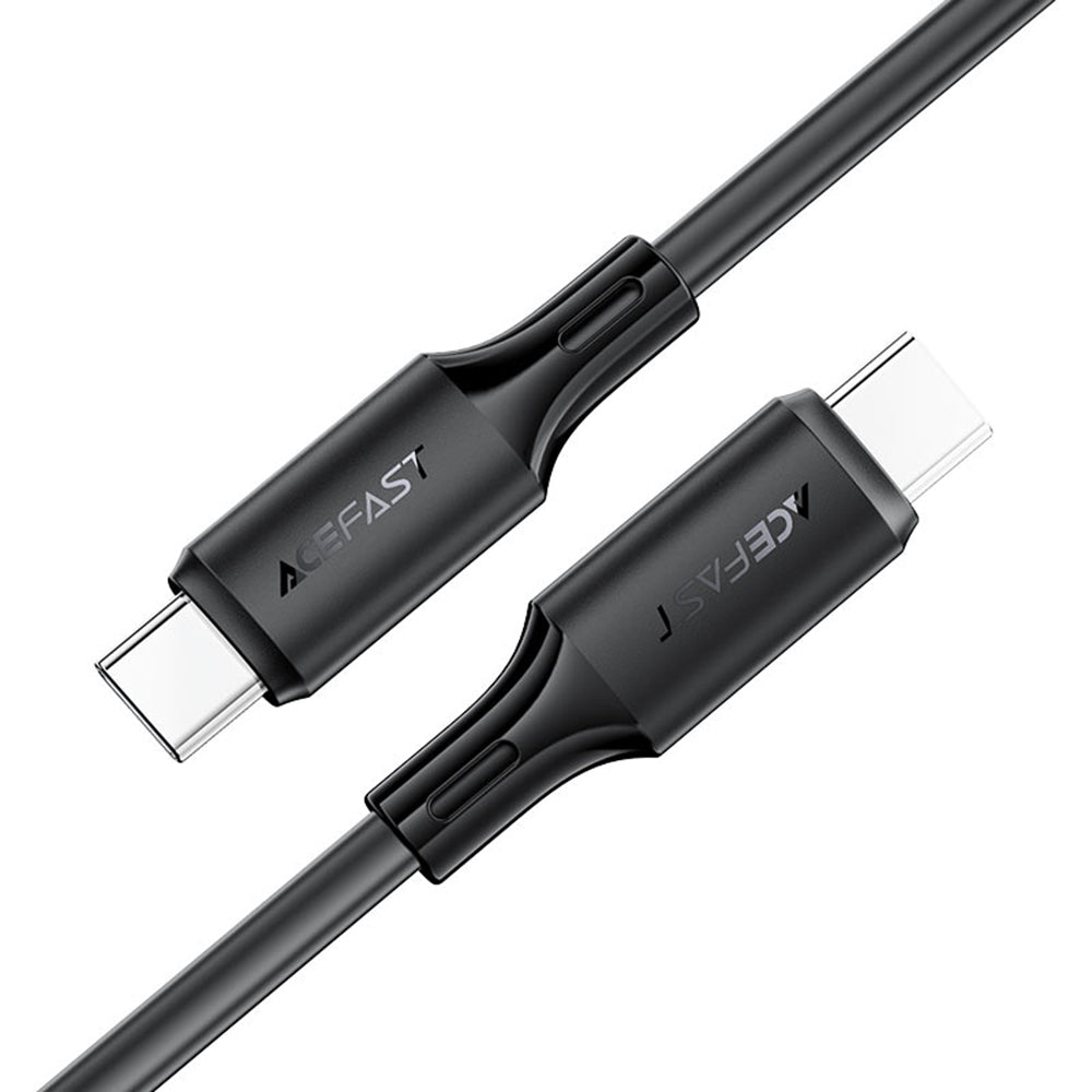 Cablu Date si Incarcare USB-C - USB-C Acefast C17-03, 60W, 1.2m, Negru