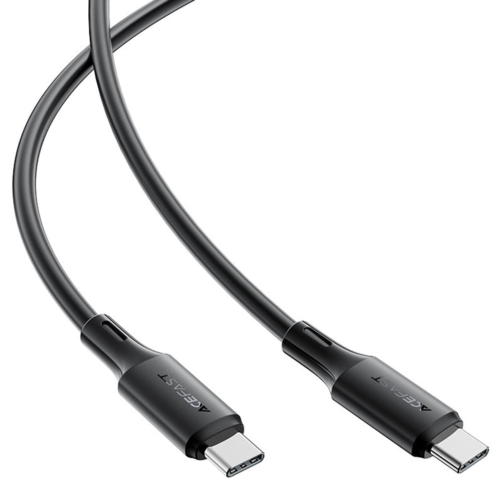 Cablu Date si Incarcare USB-C - USB-C Acefast C17-03, 60W, 1.2m, Negru