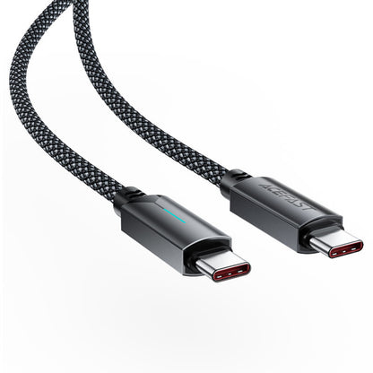 Cablu Date si Incarcare USB-C - USB-C Acefast C19-03, 60W, 1.2m, Negru