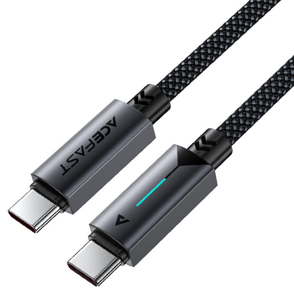 Cablu Date si Incarcare USB-C - USB-C Acefast C19-03, 60W, 1.2m, Negru