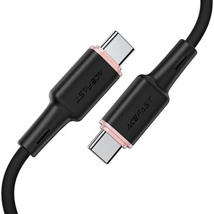 Cablu Date si Incarcare USB-C - USB-C Acefast C2-03, 60W, 1.2m, Negru