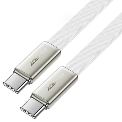 Cablu Date si Incarcare USB-C - USB-C Acefast C24-03, 60W, 1.2m, Alb