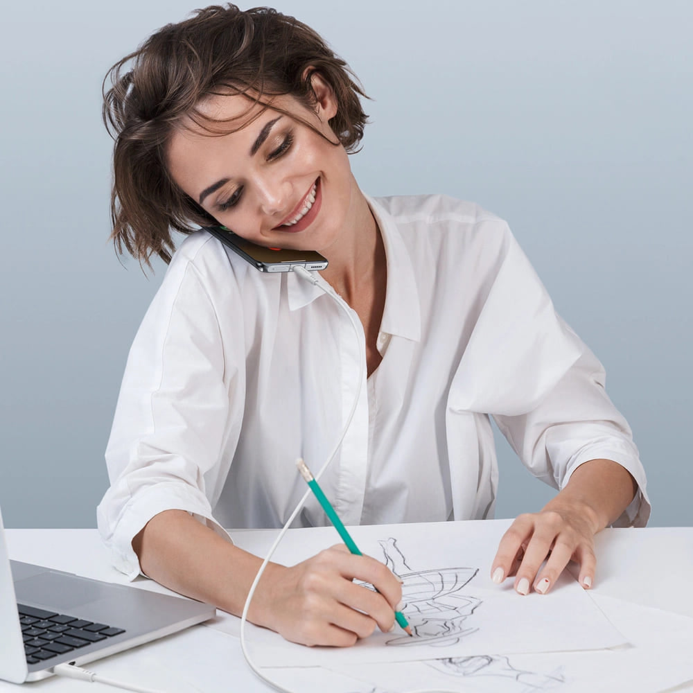 Cablu Date si Incarcare USB-C - USB-C Acefast C3-03, 60W, 1.2m, Negru