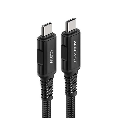Cablu Date si Incarcare USB-C - USB-C Acefast C4-03, 100W, 2m, Negru