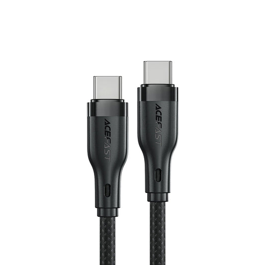 Cablu Date si Incarcare USB-C - USB-C Acefast C8-03, 60W, 1.2m, Negru
