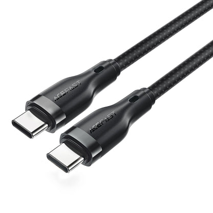 Cablu Date si Incarcare USB-C - USB-C Acefast C8-03, 60W, 1.2m, Negru