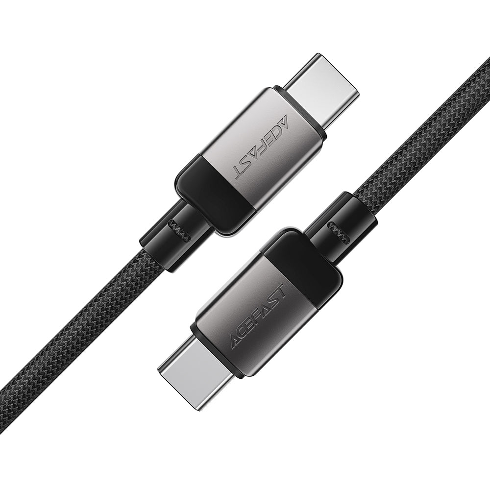 Cablu Date si Incarcare USB-C - USB-C Acefast C9-03, 60W, 1.2m, Negru