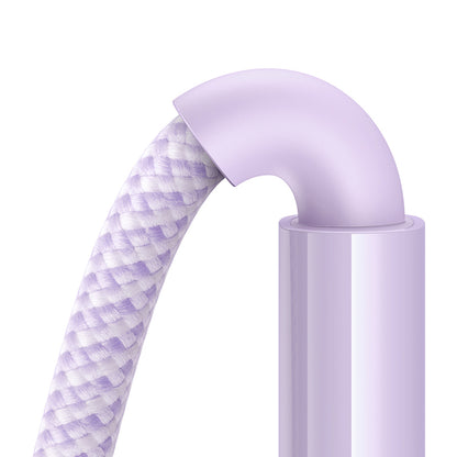 Cablu Date si Incarcare USB-C - USB-C Baseus Display 2, 100W, 2m, Mov P10382702511-01