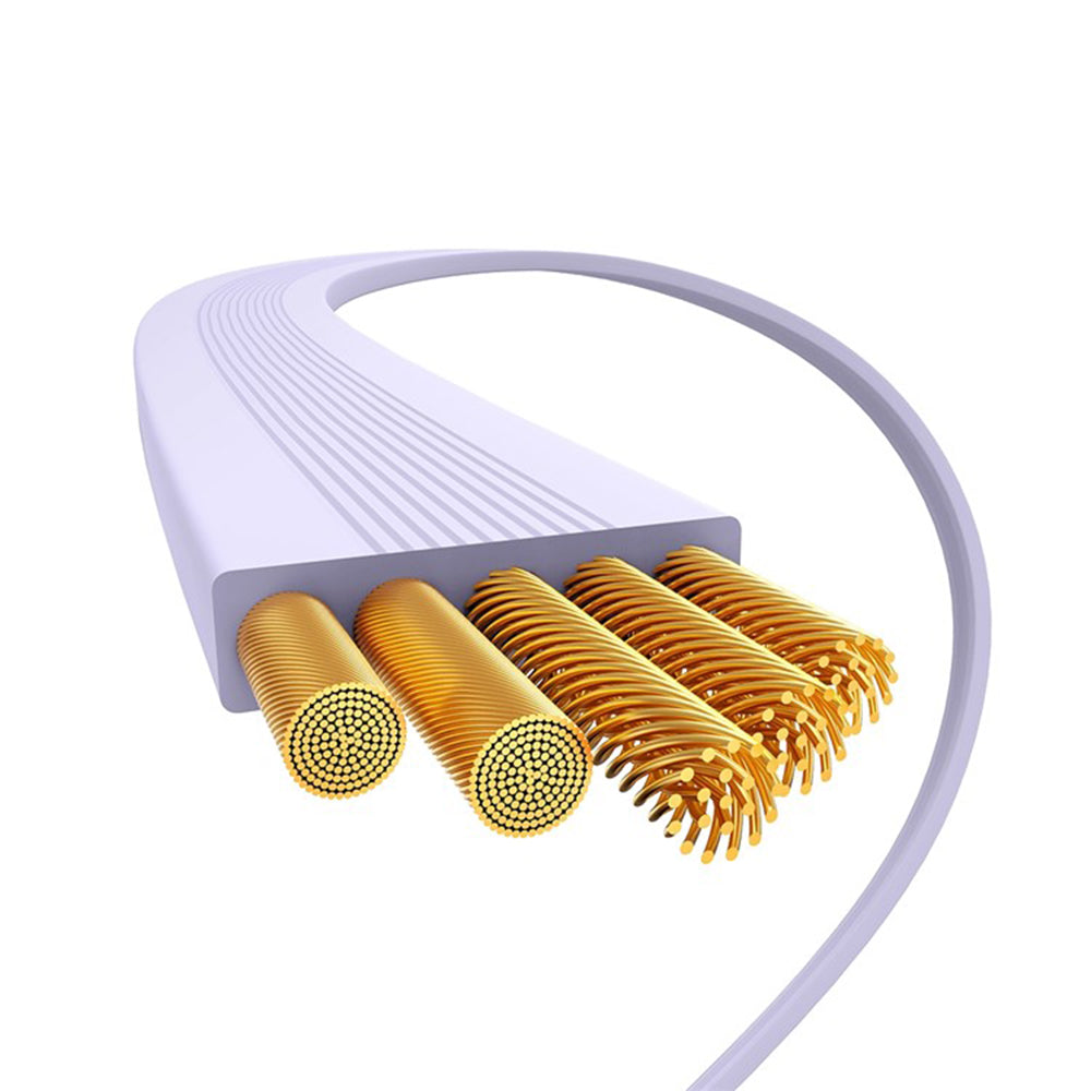 Cablu Date si Incarcare USB-C - USB-C Baseus Free2Draw Mini Retractable, 100W, 1m, Mov P10364500511-00