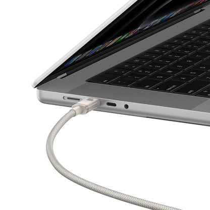 Cablu Date si Incarcare USB-C - USB-C Baseus Titanium, 100W, 2m, Argintiu P10378100G21-01