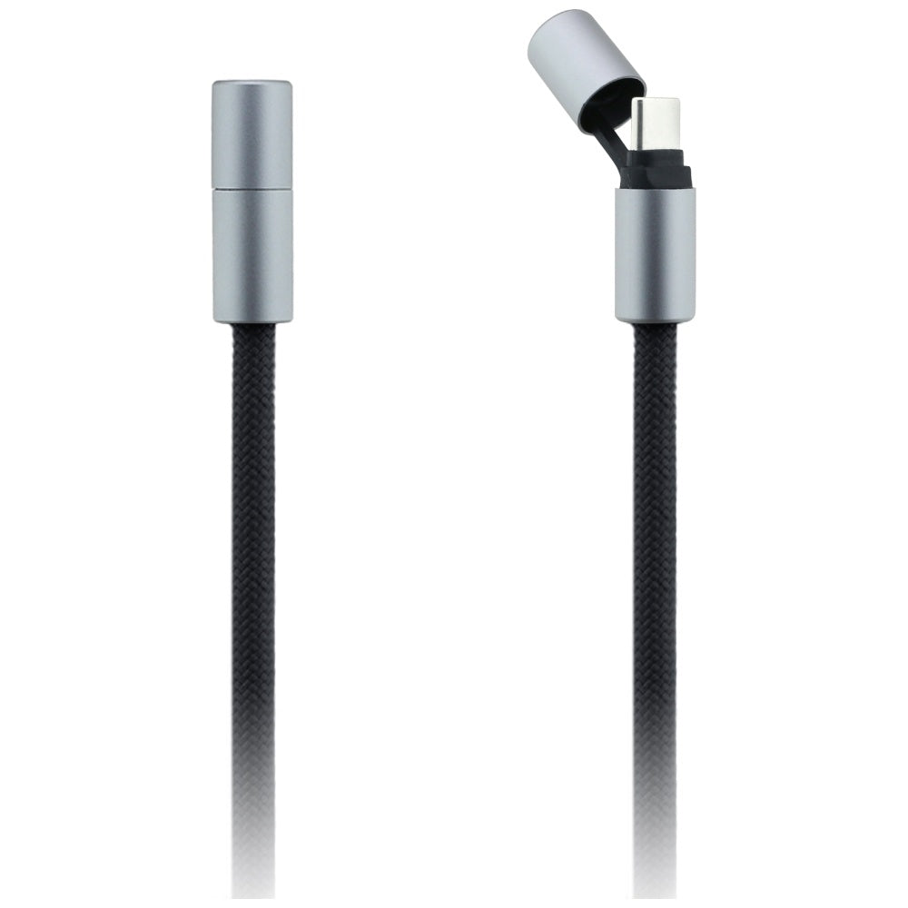 Cablu Date si Incarcare USB-C - USB-C Karl Lagerfeld Ikonik Charm, 100W, 1.5m, Negru