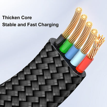 Cablu Date si Incarcare USB-C - USB-C Lito LD11CC, 60W, 1m, Negru