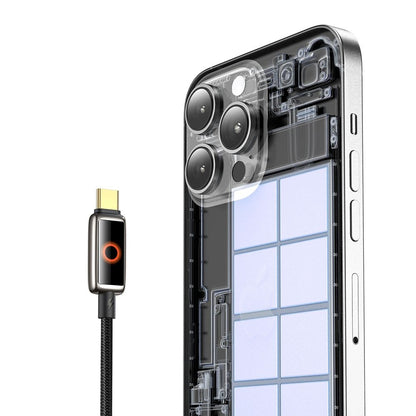 Cablu Date si Incarcare USB-C - USB-C McDodo CA-6680 Auto Power Off, 100W, 1.2m, Negru