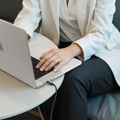 Cablu Date si Incarcare USB-C - USB-C McDodo CA-8200 Colorful, 100W, 1.2m, Negru