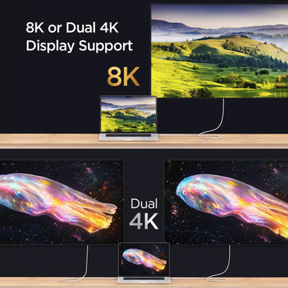 Cablu Date si Incarcare USB-C - USB-C Spigen EB24012CC, 240W, 1.2m, Alb