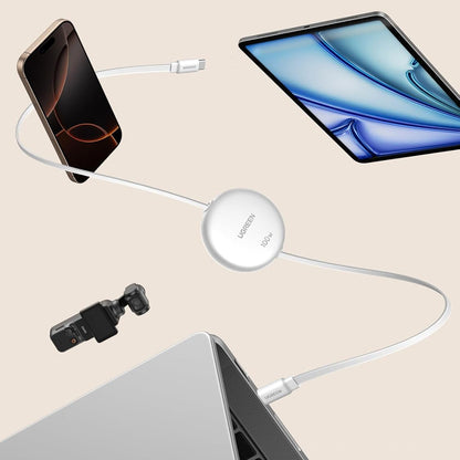 Cablu Date si Incarcare USB-C - USB-C UGREEN L531, 100W, 1m, Alb