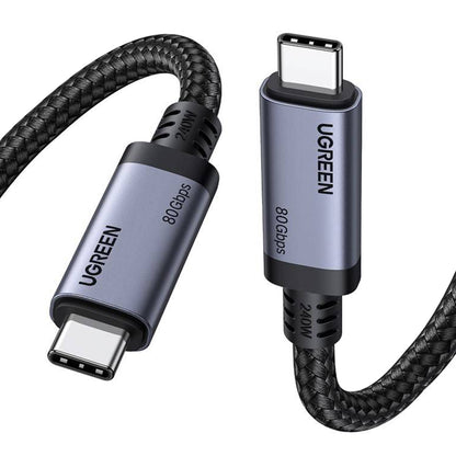 Cablu Date si Incarcare USB-C - USB-C UGREEN L706 (65383), 240W, 1m, Negru