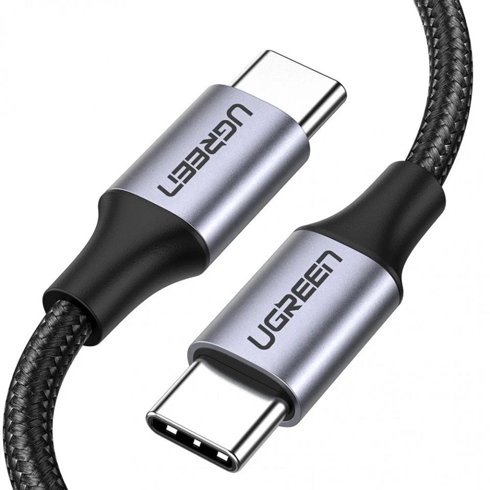 Cablu Date si Incarcare USB-C - USB-C UGREEN US261 (50152), 60W, 2m, Gri