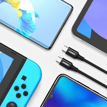 Cablu Date si Incarcare USB-C - USB-C UGREEN US300 (80371), 100W, 1m, Negru