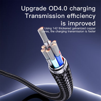 Cablu Date si Incarcare USB-C - USB-C Yesido CA183, 60W, 2m, Negru