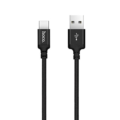 Kabel do ładowania i transmisji danych USB-A - USB-C HOCO X14 Times, 18W, 1m, czarny