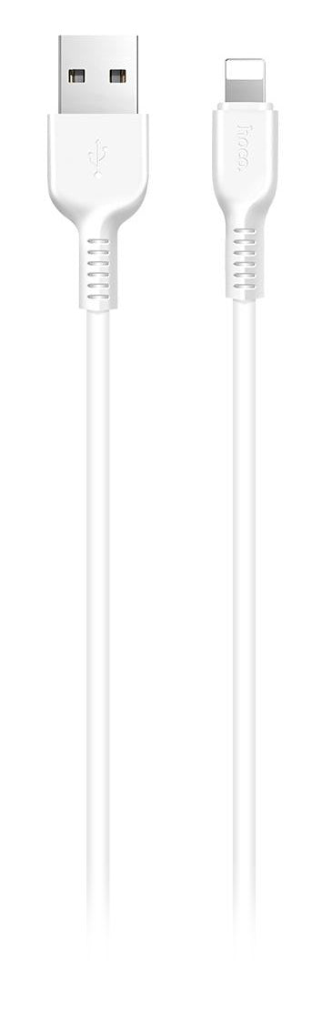 Cablu Date si Incarcare USB-A - Lightning HOCO Flash X20, 18W, 1m, Alb
