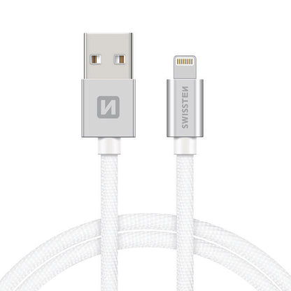 Cablu Date si Incarcare USB-A - Lightning Swissten, 18W, 1.2m, Argintiu 71524203