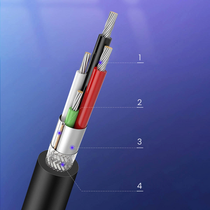 Cablu Imprimanta UGREEN US135, USB-A - USB-B, 5m, Negru