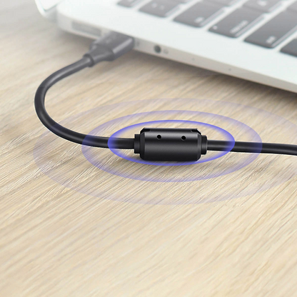 Cablu Imprimanta UGREEN US135, USB-A - USB-B, 5m, Negru