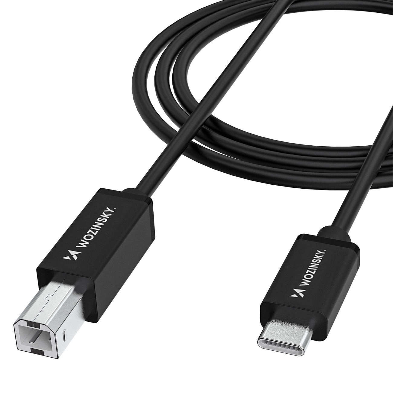 Cablu Imprimanta WZK WKDDY1S, USB-C - USB-B, 1m, Negru