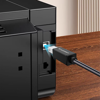 Cablu Imprimanta WZK WKDDY1S, USB-C - USB-B, 1m, Negru