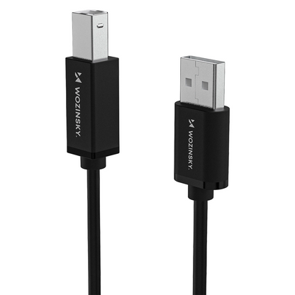 Cablu Imprimanta WZK WKDDY3S, USB-A - USB-B, 2m, Negru