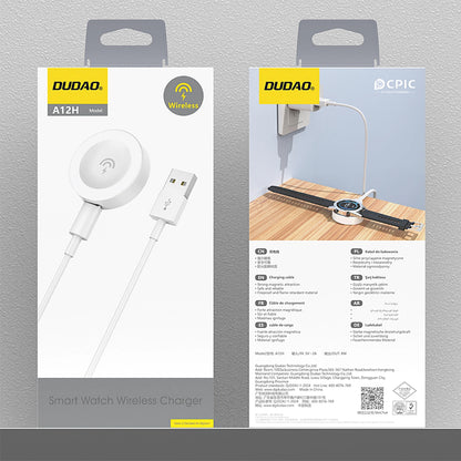 Incarcator Wireless Dudao A12H pentru Huawei Watch Series, USB-A, Alb