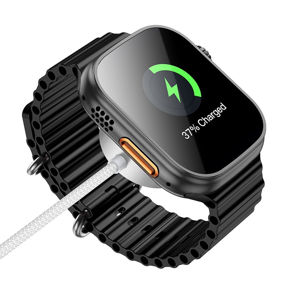Incarcator Wireless HOCO CW59 pentru Apple Watch / Samsung Galaxy Watch Series, USB-C, Alb