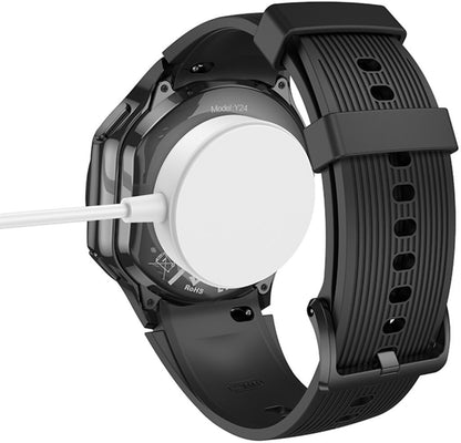 Cablu Incarcare pentru Smartwatch HOCO Y24, USB-A, Alb