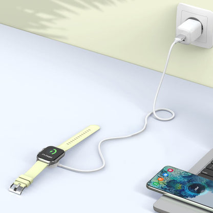Incarcator Wireless Tech-Protect MC02 Ultraboost C pentru Apple Watch Series, USB-C, Alb