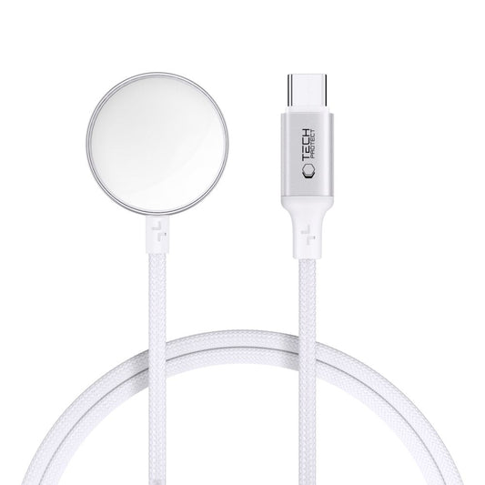Incarcator Wireless Tech-Protect MC02 Ultraboost C pentru Apple Watch Series, USB-C, Alb