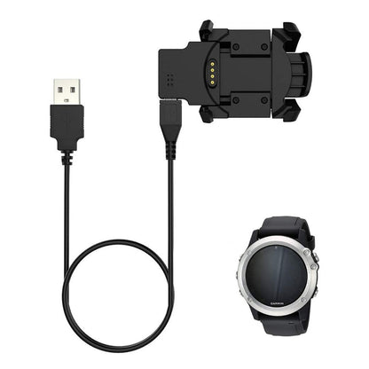 Cablu Incarcare Techsuit TGC5 pentru Garmin Fenix 3 Sapphire / 3 HR / 3, USB-A, Negru