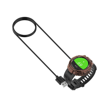 Cablu Incarcare Techsuit THA2 pentru Amazfit Watch Series, USB-A, Negru