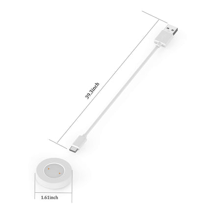 Cablu Incarcare Techsuit THC3 pentru Honor Watch / Huawei Watch Series, USB-A, Alb