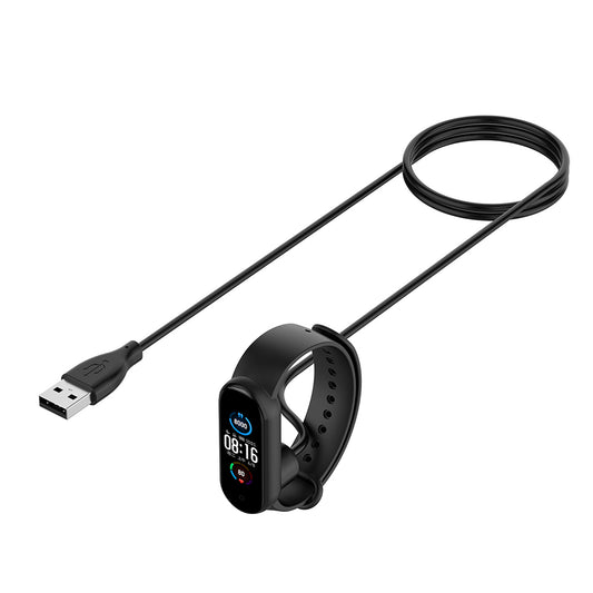 Cablu Incarcare Techsuit TXC1 pentru Xiaomi Smart Band 7 / 6 / 5, USB-A, Negru