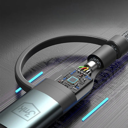 Cablu Incarcare USB-A / USB-C - Lightning / microUSB / USB-C 3MK Hyper N, 18W, 1.2m, Negru